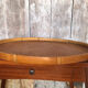 Old vintage braided wicker sieve