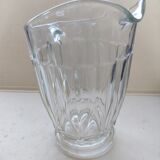 Carafe broc pichet en verre épais 1960