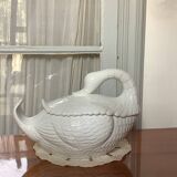 Large slip soup tureen