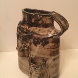 Zoomorphic vase by Jacques Pouchain