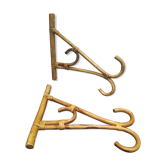 Rattan wall hook