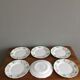 6 vintage dessert plates, Salins France