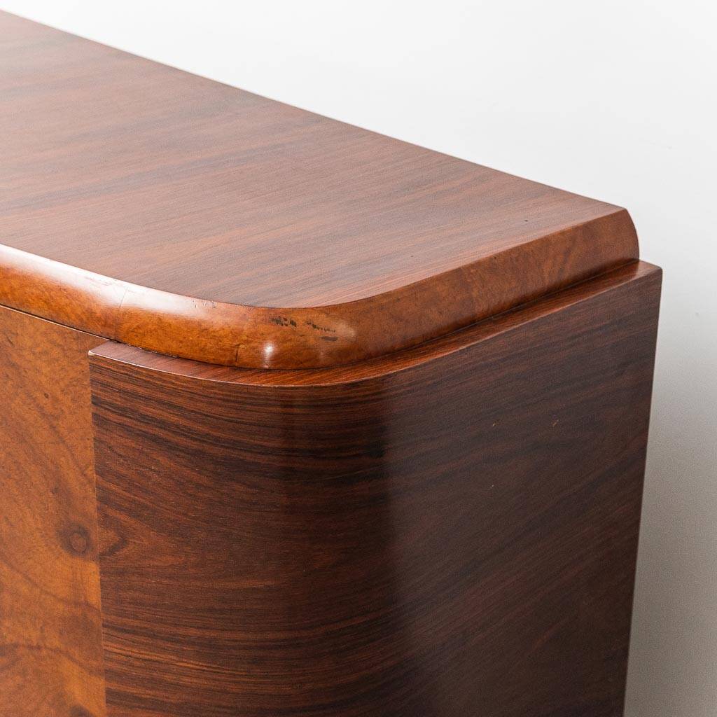 Art Deco vintage sideboard in walnut burl – 1930s design sideboard