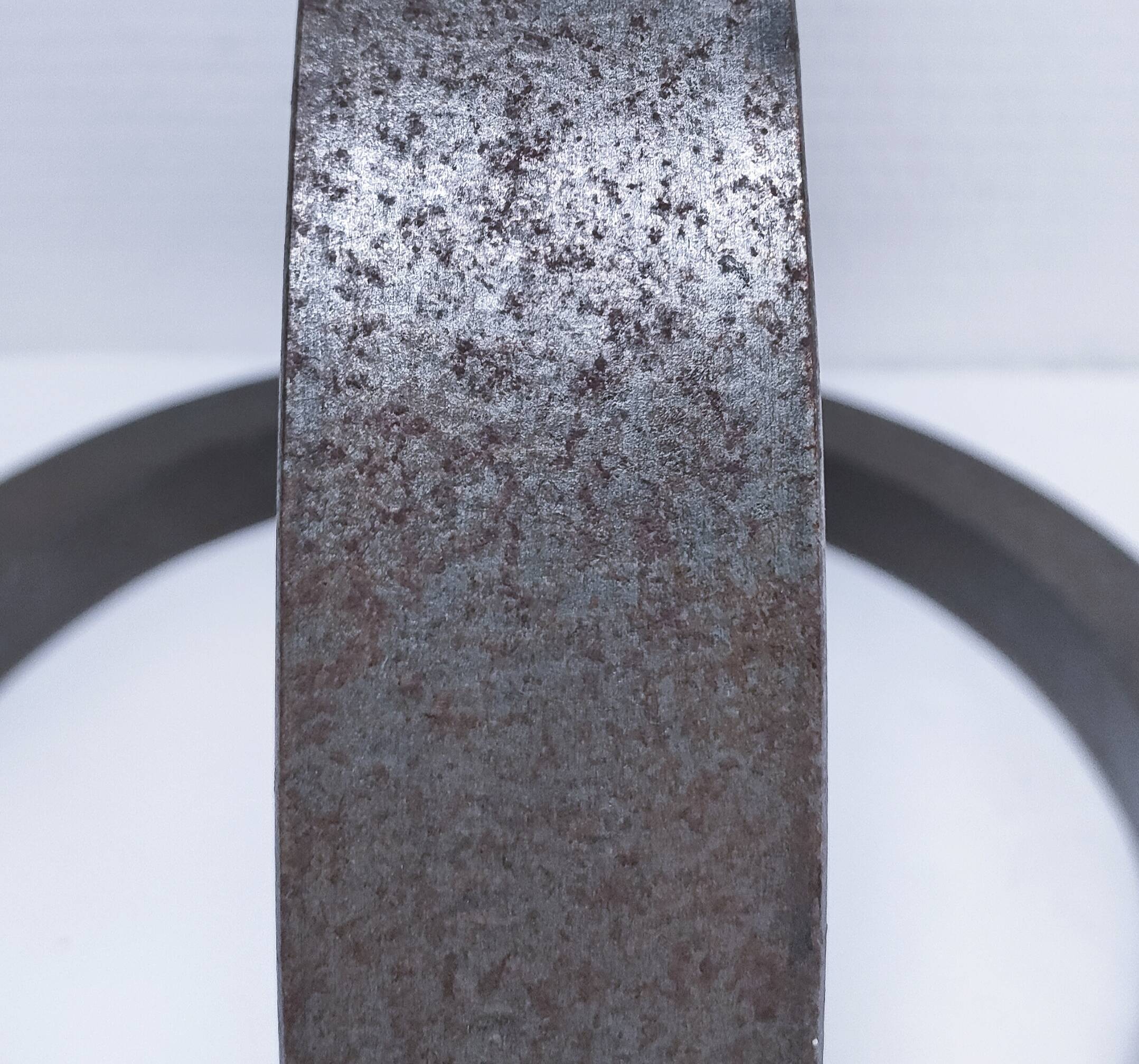 60s steel link floor lamp base