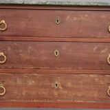 Commode de style Louis XVI en acajou