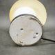 Josef hůrka bauhaus chrome and opaline glass table lamp for napako, 1940s