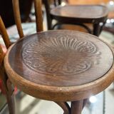 2 chaises de bistrot bois courbé