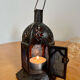 Pair of vintage Moroccan lantern tealight holders