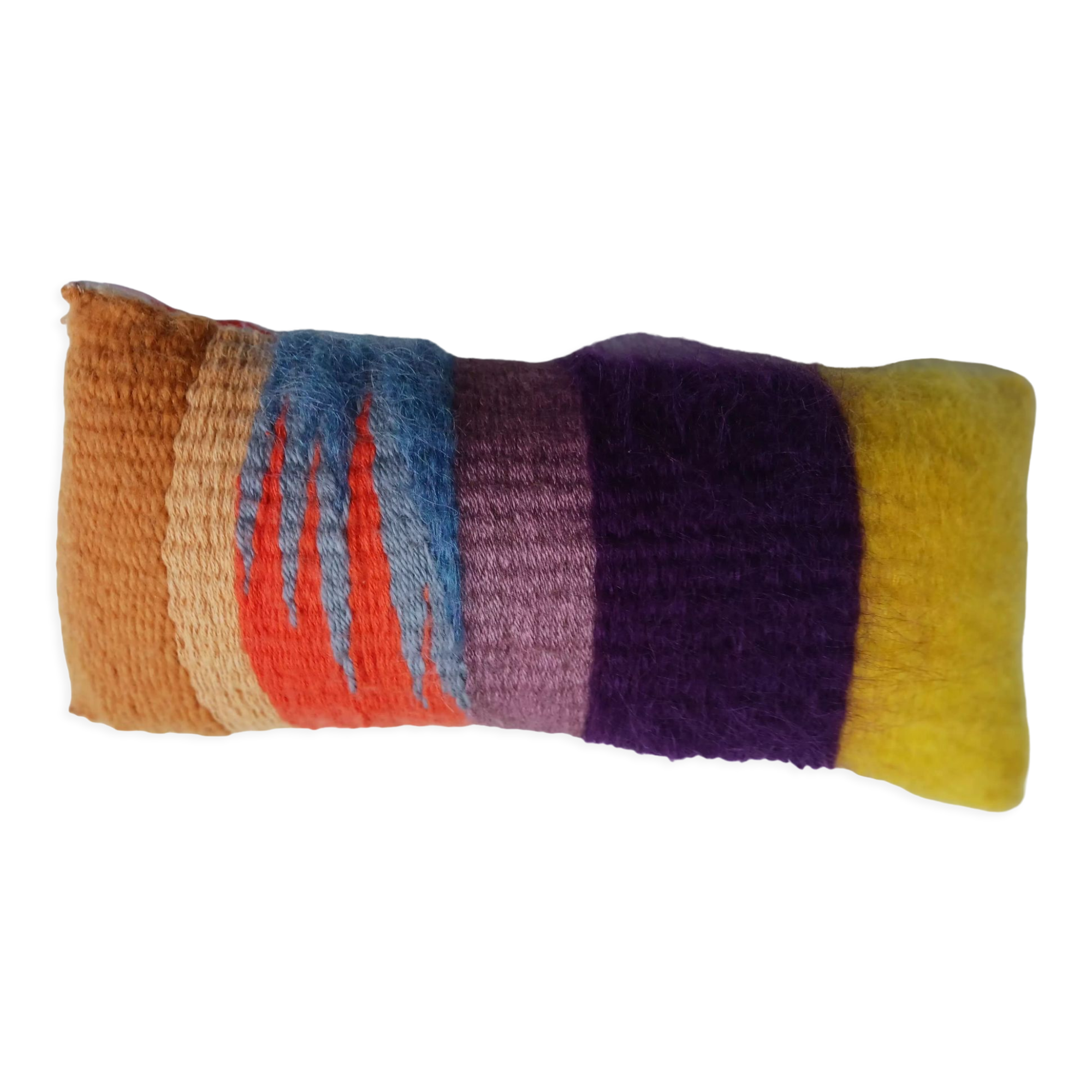 Wool weaving cushion