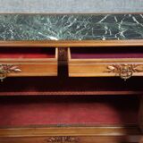 Buffet style Renaissance in mahogany with marble top – 19th century