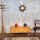 Vintage hi-fi TV cabinet with compass legs