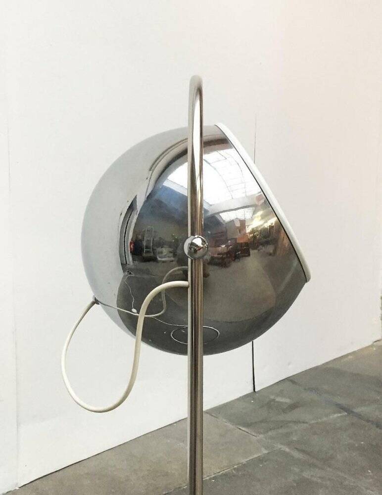 Mid-century space style globe floor lamp, 1960s.