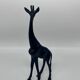 2 girafes en bois sculpté