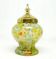 Jewellery container, mid-century modern, glass, brass, Czechoslovakia, 1950s