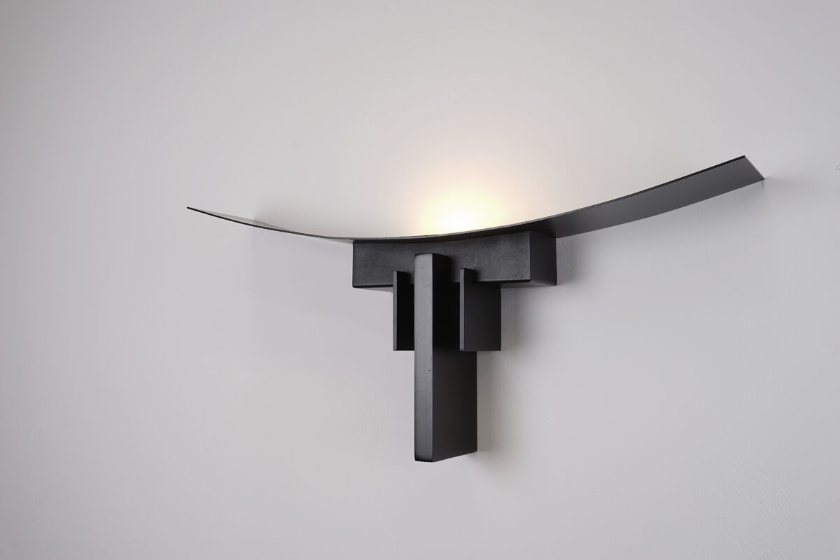 Postmodern sconce by Jean-Michel Wilmotte circa 1980
