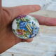Flowered Paris porcelain toilet bottle