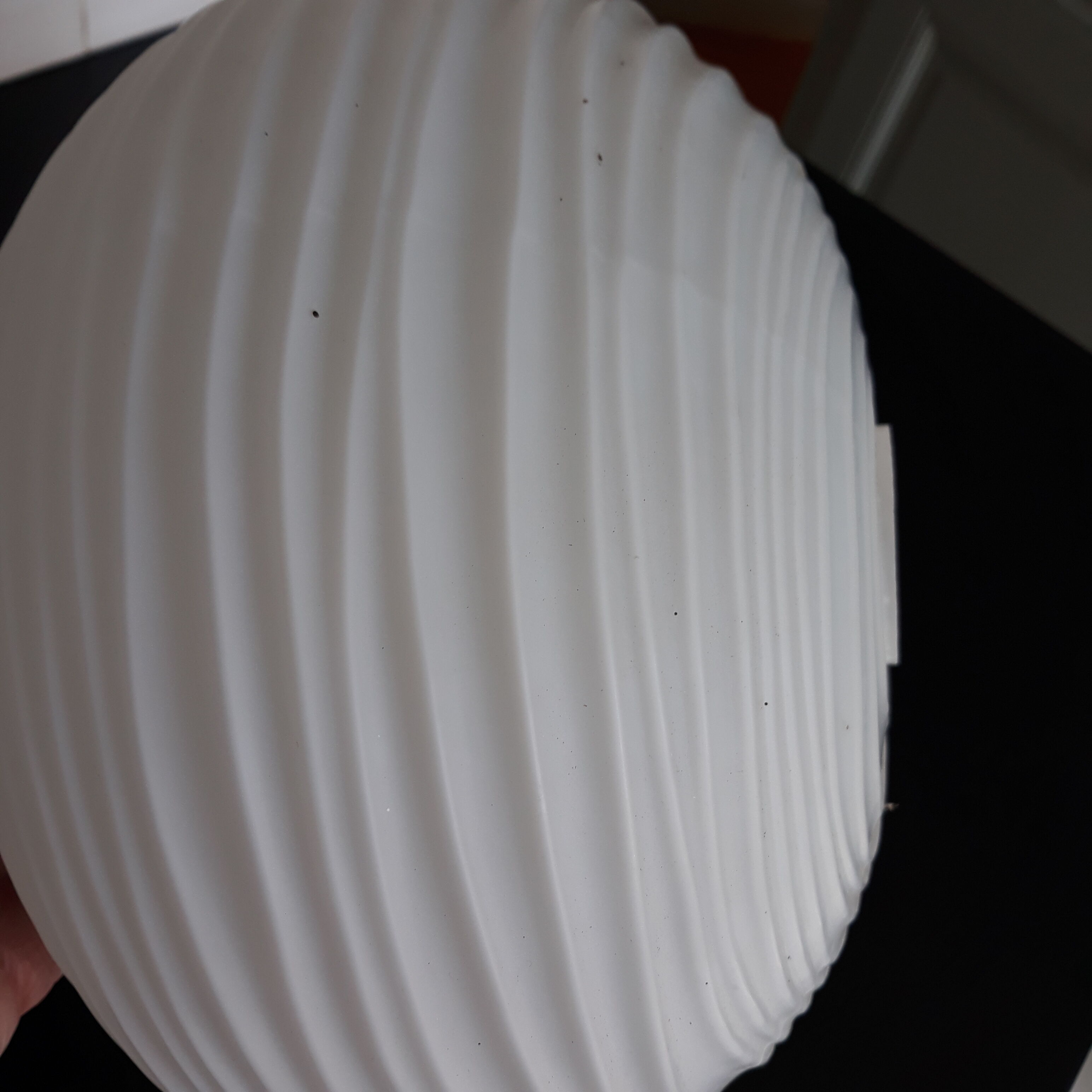 Vintage opaline chandelier.