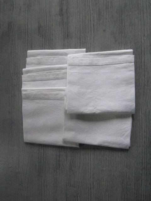 5 old napkins