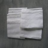 5 serviettes de table anciennes