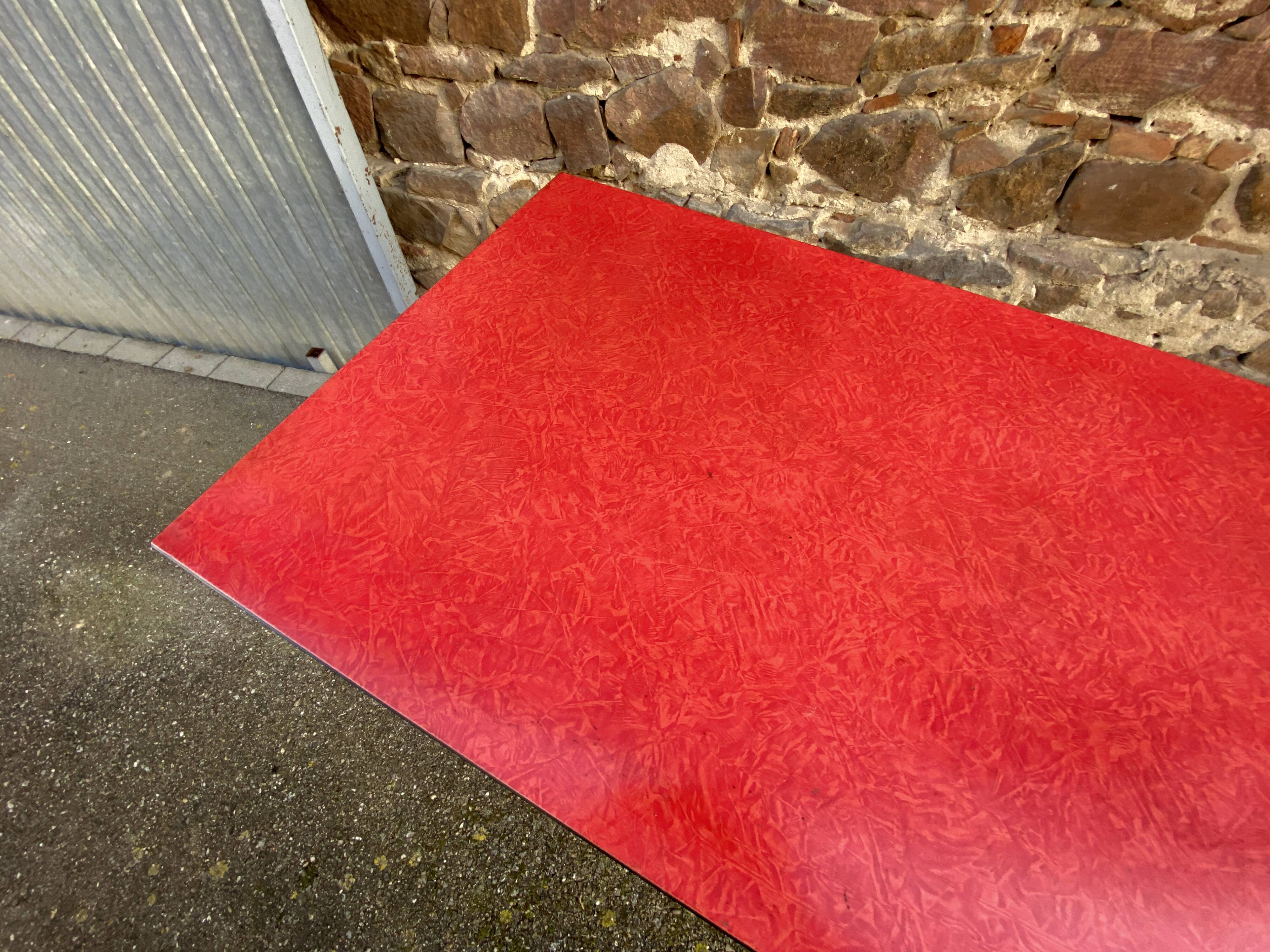 Art deco bistro coffee table covered in formica 1950