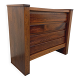 Vintage Maison Regain chest of drawers in solid elm from the 80s