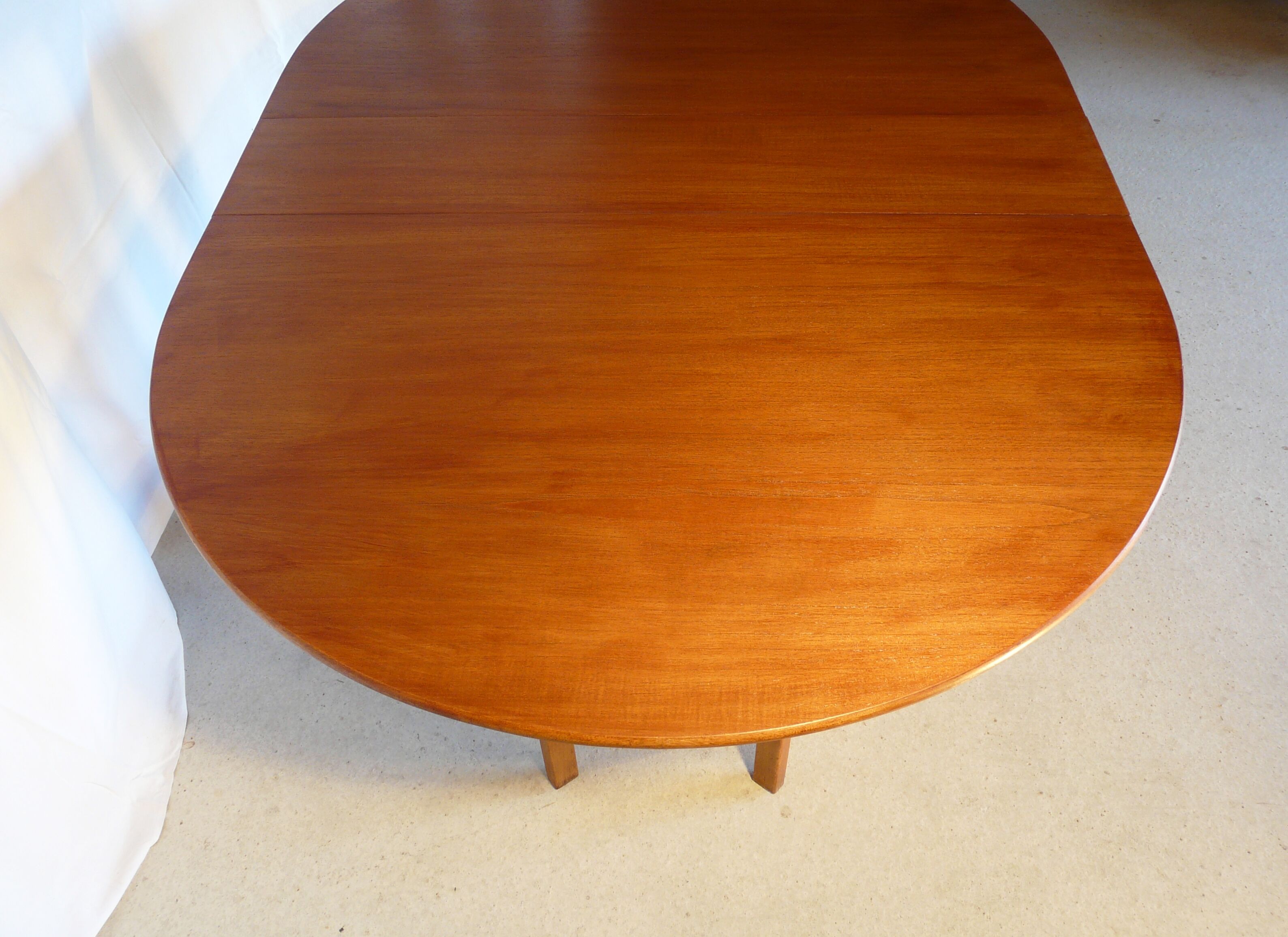 Scandinavian folding table in Jentic blond teak