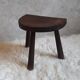 Tabouret de ferme tripode en bois