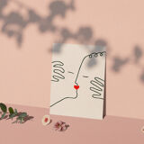 Poster A4-love Kiss 21x29, 7cm