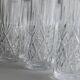 Vintage Transparent Crystal Glasses Set of 11 - Italian 1970s Tableware