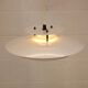 Vintage Laterna Danica Pendant Lamp: White & Black Danish Design