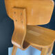 Vintage beech chair from the 1950s-60s.