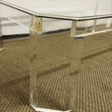 Lucite coffee table by David Lange, 1970