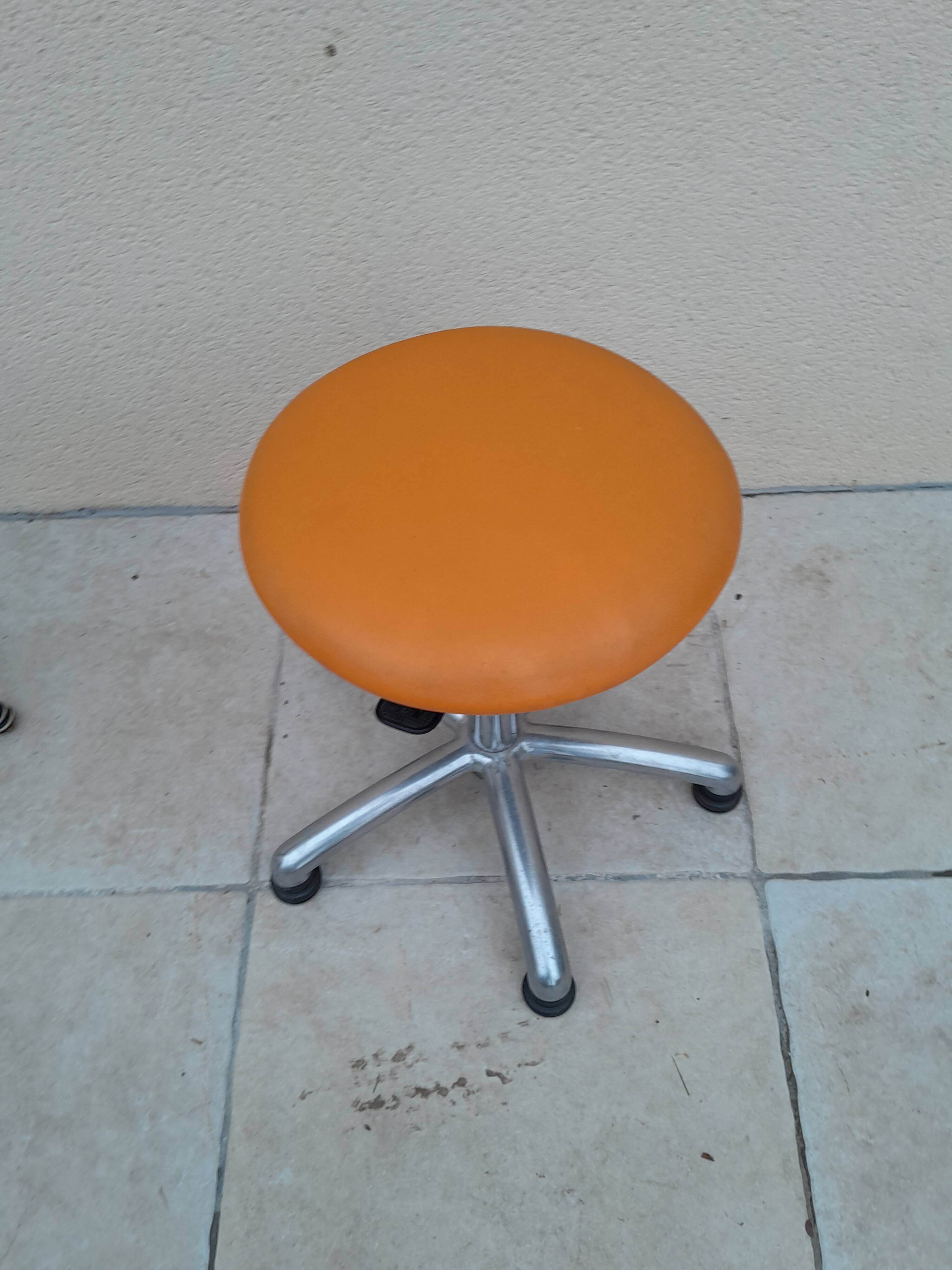 Tabouret siège industriel vintage KHOL