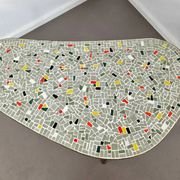 Mid-century mosaic coffee table