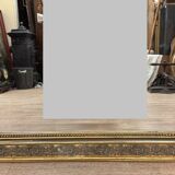 large Napoleon III period mirror in gilded wood circa 1880