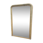 Miroir époque Louis Philippe à la feuille d’or 19eme