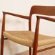 Chaises de salle à manger Niels Otto Moller | Modèle 56 | Teck | Rénovées