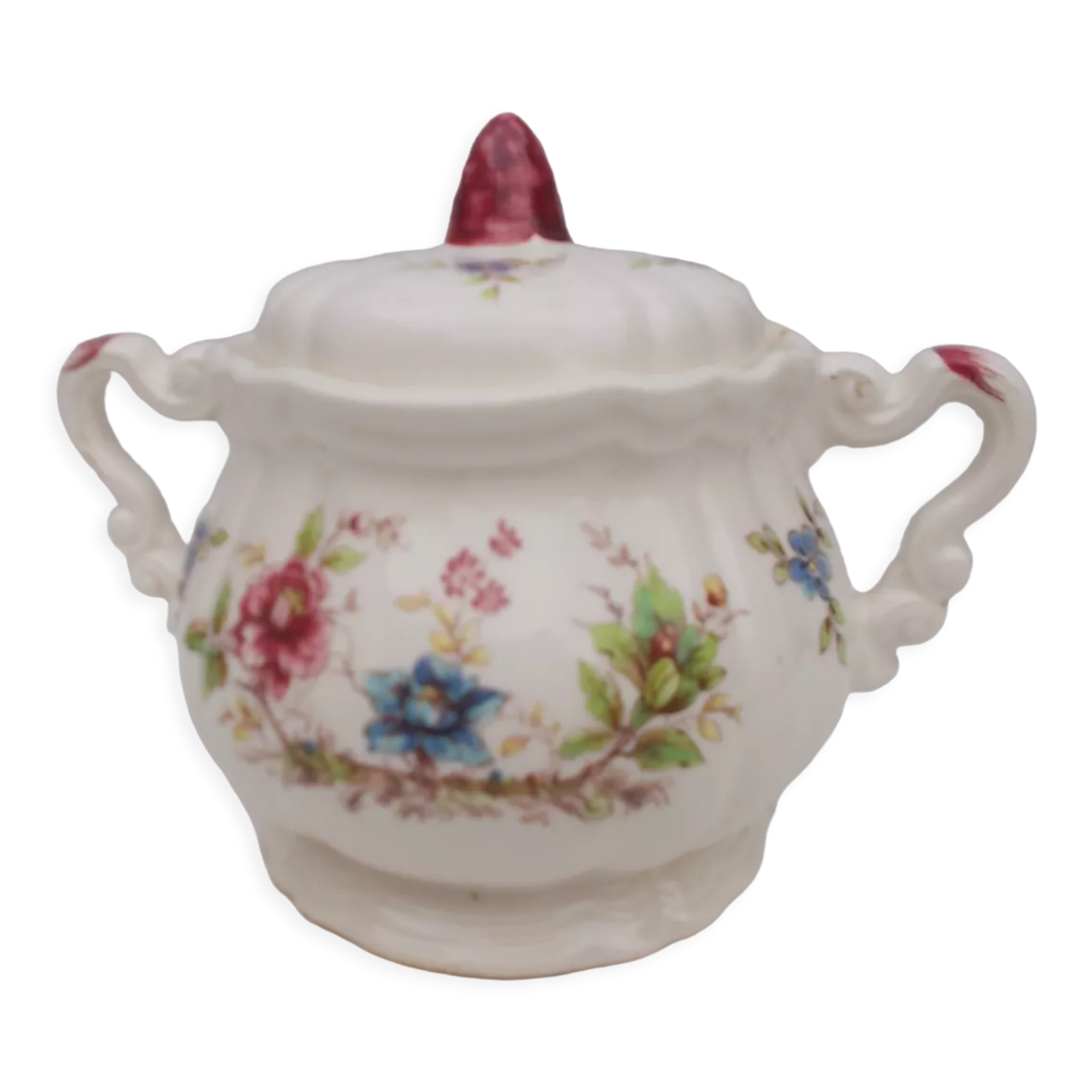 Sugar bowl Sarreguemines
