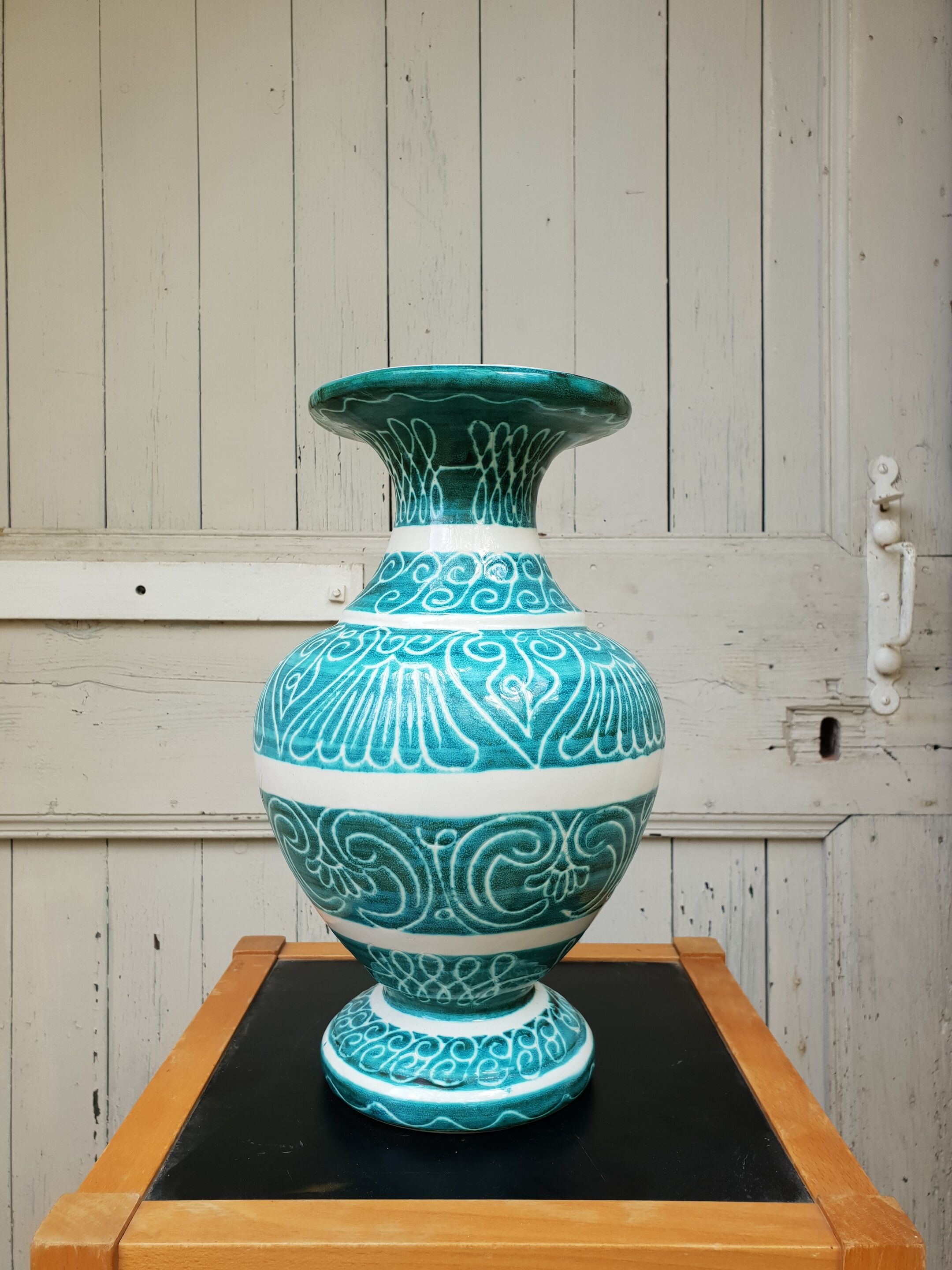 Vase en céramique vallauris 1950