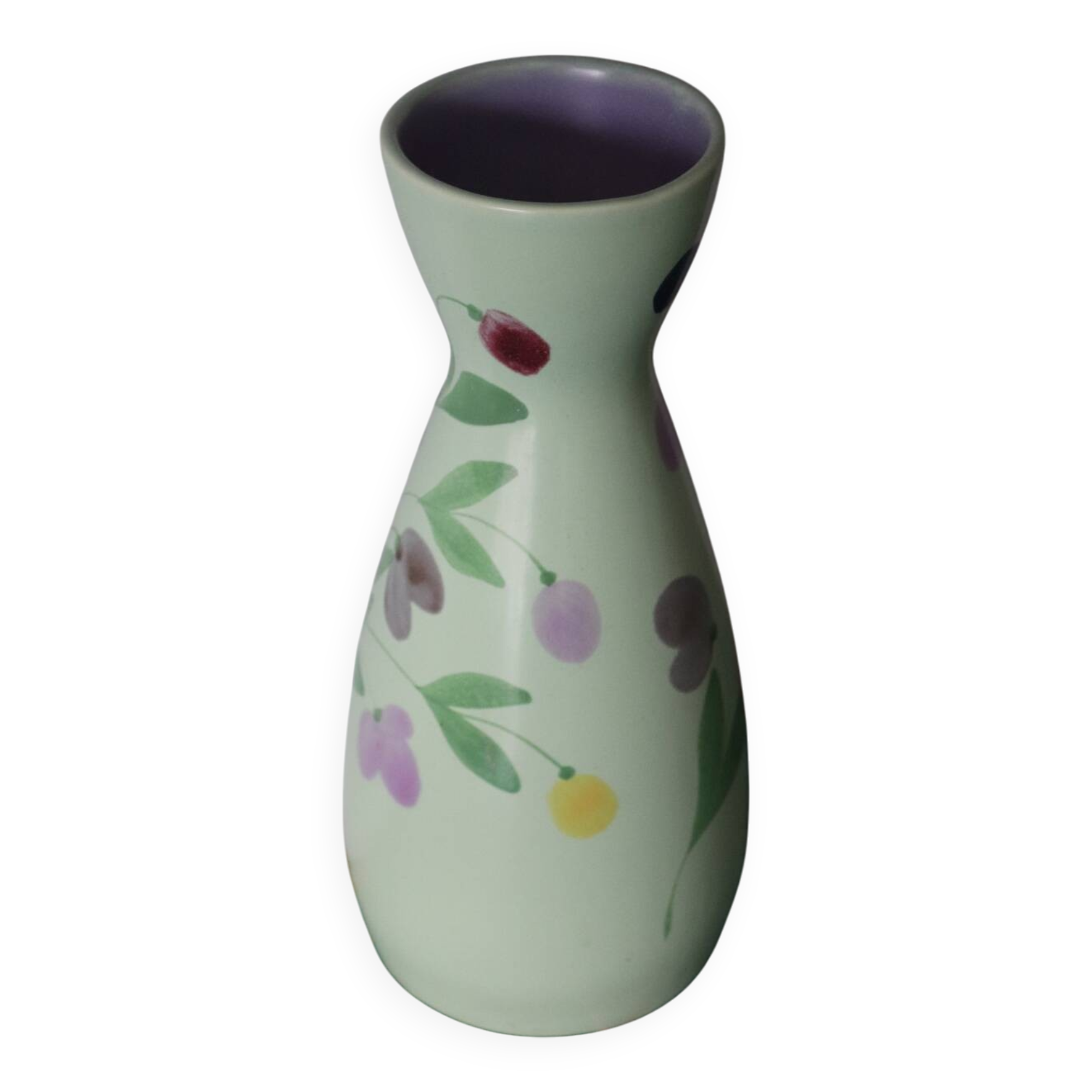 Saint Clement green ceramic vase