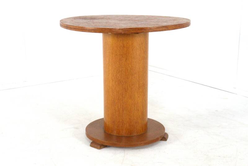 Art deco pedestal side table