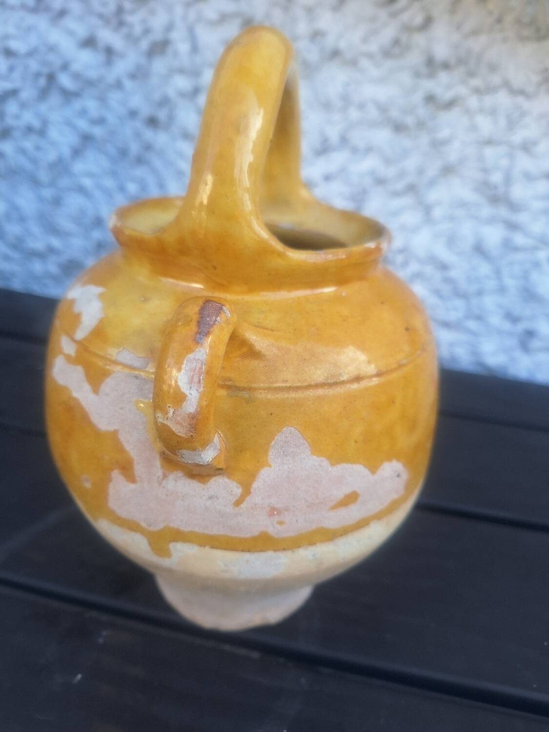 Antique Glazed Terracotta Goat