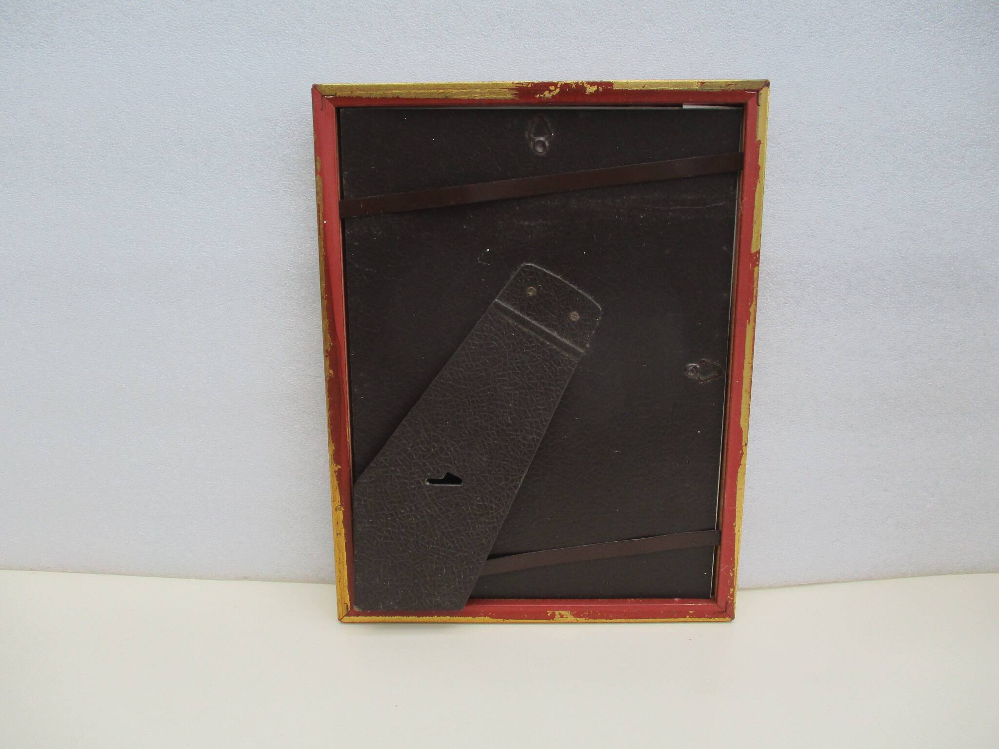 Vintage gilded wooden frame for 183 x 243 mm subject