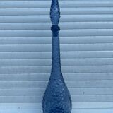 Carafe empoli purple mauve small bubbles hobnail