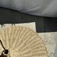 Small suspension, rattan luminaire in hat shape D:60cm