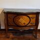 Exquisite Louis XV Style Bombé Commode with Musical Marquetry & Marble