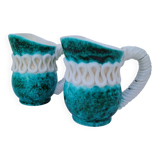 Pair of milk jugs/pitchers, Sainte Radegonde, G.Asch