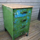 Drawer cabinet, sheet metal service for mechanical workshop, industrial