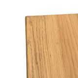 Vintage oak shaker dining table minimalist design 70's