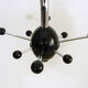 Coat rack, vintage wall pad Sputnik Atomium year 70, , Osvaldo Borsani. Space Age